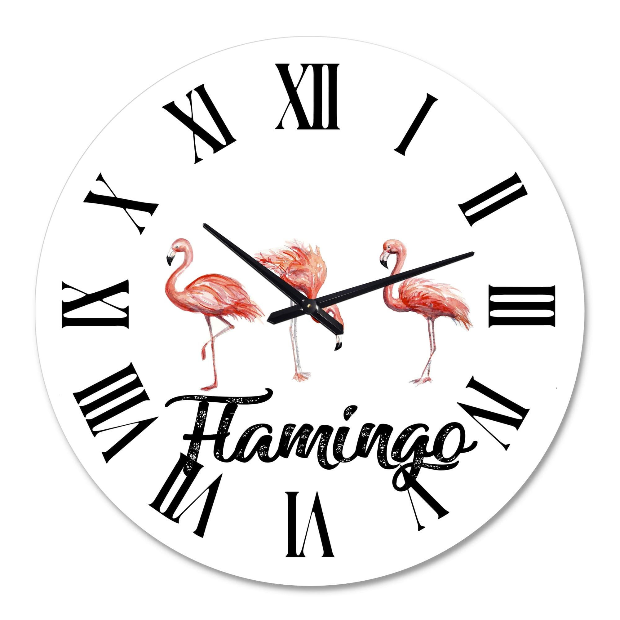 Designart 1 in Farmhouse Wall Clock