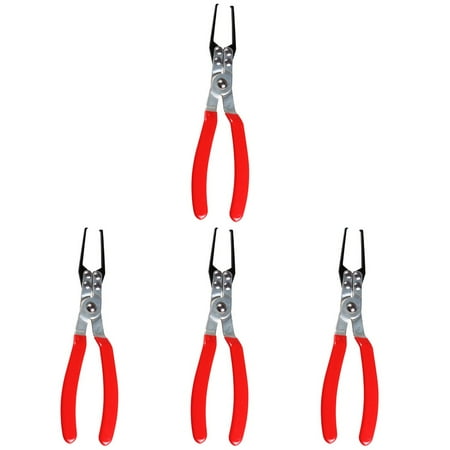 

Tools for Car Automotive Relay Extraction Pliers Professional Fuse Red Chrome Vanadium Steel 4 Count