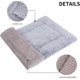 thumbnail image 5 of Colchón para perros, colchón para mascotas, manta para perros Xz014 (s(58 * 40cm), gris mimbre), 5 of 5