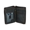 thumbnail image 2 of CTM  Hunter Leather Zip-Around Bifold Chain Wallet (Men), 2 of 3