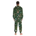 thumbnail image 4 of FORMRS Onesies Pajama for Adults Unisex Hoodie Winter Jumpsuit One Piece Sleepwear, Sizes S-2XL, Green Forest Pattern, 4 of 7