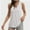 White, variant on Women V Neck Curved Hem Tank Tops Summer Casual Sleeveless Loose Fit Tunic Tops