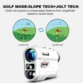 thumbnail image 4 of REVASRI Golf Laser Rangefinder 600M/800M/1000M with Slope and Flag Pole Lock Vibration for Golfing Sport, Hunting, Survey (white-rechargeable,600M), 4 of 7