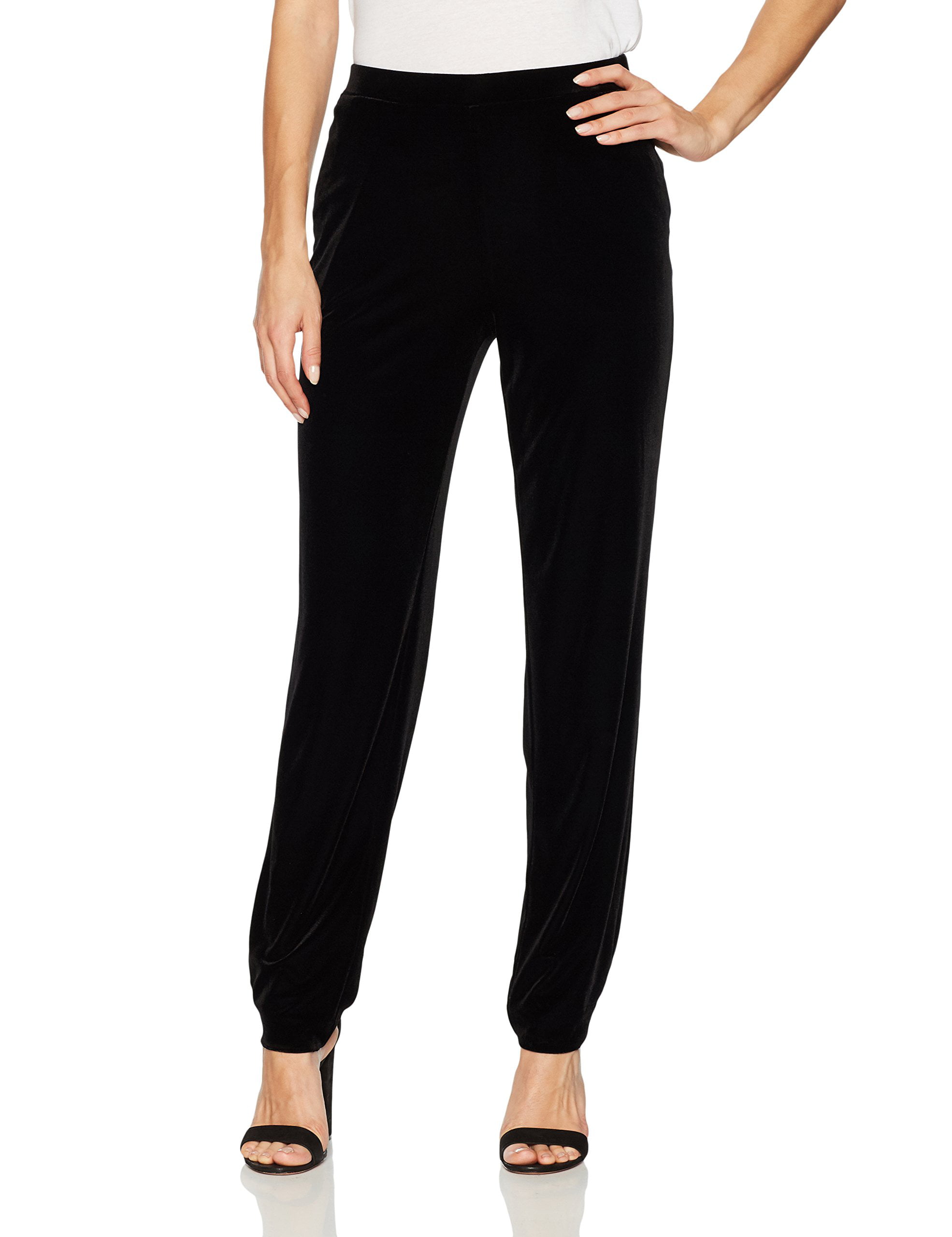 Nine West - Nine West NEW Solid Black Womens Size 12 Pull On Stretch ...