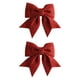 thumbnail image 2 of Lazos decorativos BLESIY reutilizables con purpurina para Navidad Rojo 15 cm x 12 cm, 2 of 8