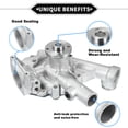 thumbnail image 3 of Bomba de agua Unique Bargains para motor Toyota 1Z 2Z 11Z 12Z 13Z No.161007830071 con kit de junta y anillo de goma, 3 of 6