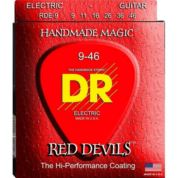 DR Strings Red Devil Coated Lite-Heavy Electric Guitar Strings