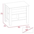 thumbnail image 4 of Newboti Furniture Brookvale 8-Shelf 2-Door 2-piece Kitchen Set, Kitchen Island and Pantry Cabinet Dark Brown 23252, 4 of 8