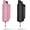 Black & Light Pink, variant on Pepper Spray Keychain with Belt Clip for Safety, 16 ft Range, 2 pack Light Pink, Self Defense by Guard Dog Security