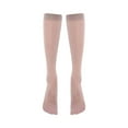 thumbnail image 4 of Duoif Knee High Stockings for Women 3 Pairs of Women's Silk Thigh High Socks Nylon Socks for Women's Party Tights Knee High Socks for Women Grey, 4 of 5