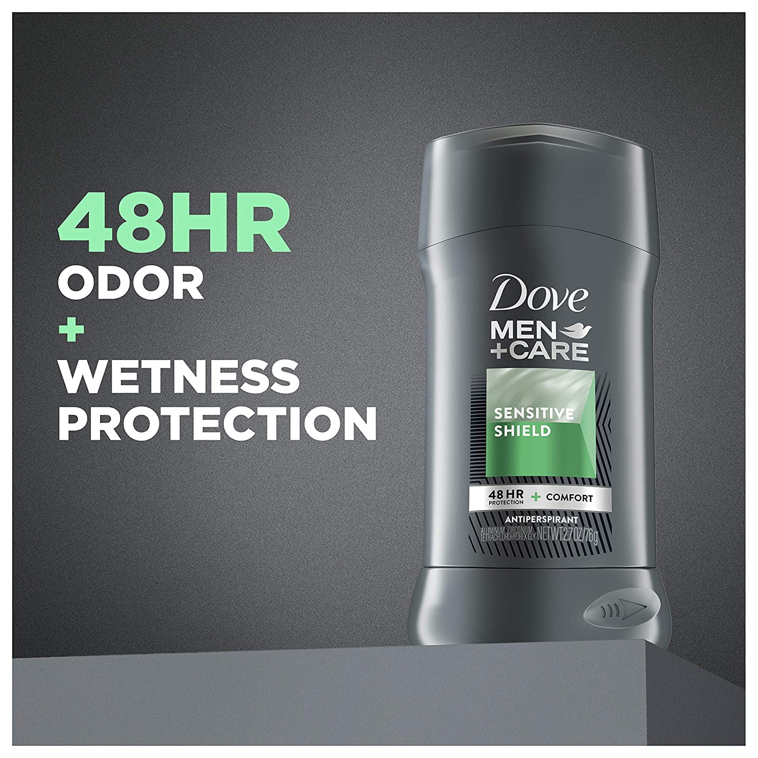 Dove Men+Care Antiperspirant Deodorant, Sensitive Shield 2.7 oz (Pack of 6)
