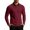Wine, variant on Josdec Men's Color Block Long Sleeve Top, Turndown Collar Contrast Piping Casual Base Shirt for Daily Layering S‑XXL