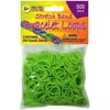 Stretch Band Bracelet Loops 500/Pkg-Neon Green, Pk 6, Pepperell