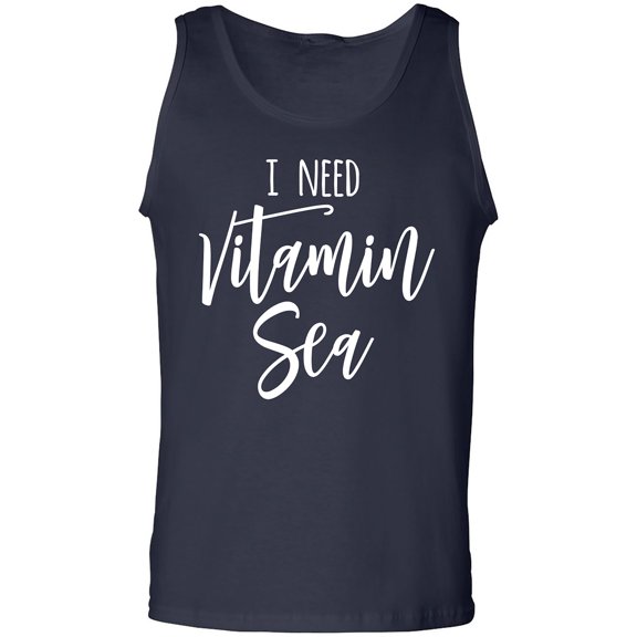 I Need Vitamin Sea Adult Tank Top