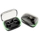 thumbnail image 1 of Y06 Auriculares inalámbricos Bluetooth 5.1 con luz parpadeante, auriculares intrauditivos deportivos para smartphone, tableta y PC, 1 of 8