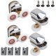 thumbnail image 1 of Rodillos para puertas de ducha Sailing 4 piezas 25 mm cromado, 1 of 5