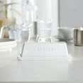 thumbnail image 2 of Kook 7.5” White Butter Dish with Lid Butter Storage Container Ceramic Tray, 2 of 5