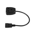 thumbnail image 4 of IEC320 C14 to UK BS1363A Outlet Socket,IEC C14 Male Plug to UK 3Pin Female Socket Pk7226, 4 of 7