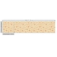thumbnail image 3 of Ambesonne Coral Fabric by the Yard Upholstery, Abstract Flowers Retro Plot, 3 Yards, Almond Pastel Brown and Tan, 3 of 5