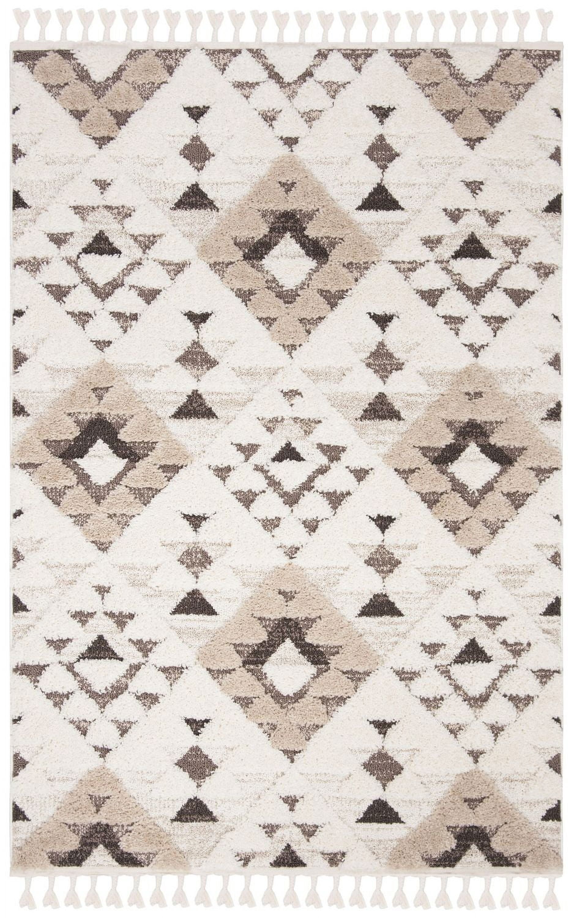Safavieh Moroccan Tassel Larry Tapis Géométrique Shag