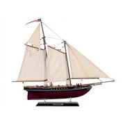 America Limited 24" - Scale Model Boat - Wooden Model Yacht - Nautical Party Centepiece - Model Sailing Yacht - Scale Model Yacht - Not a Model Ship