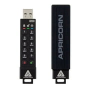 Apricon Aegis Secure Key 3NX: Software-Free 256-Bit AES XTS Encrypted USB 3.1 Flash Key with FIPS 140-2 level 3 validation, Onboard Keypad, and up to 25% Cooler Operating Temperatures. - 8 GB - USB...