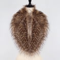 thumbnail image 3 of Weikingp Fur Collar, Womens Faux Collar Scarf Shawl Collar Wrap Stole Scarves, Khaki, 3 of 4