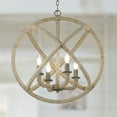 thumbnail image 4 of Marina 4-Light Chandelier in Burnished Chestnut, 4 of 5