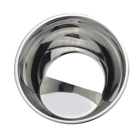 

304 Stainless Steel Washing-up Colander Multi-purpose Rice Strainer for Wasghing Sink Kitchen(Large Size)