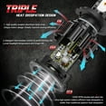 thumbnail image 3 of 6-Pack LED Headlight Bulbs H7 High Low Beam + H11/H9 Fog Lamp 6000K For BMW X3 04-14, 3 of 12
