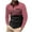Mens Shirts Hot Pink, variant on Long Sleeve Golf Shirts for Men Button Collared T-Shirts Mens Casual Color-Block Pullover Comfort Business Work Shirt Tops