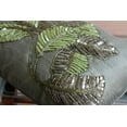 thumbnail image 2 of The HomeCentric Throw Pillow Covers, Decorative Pillow Covers Pack of 2, 12"x16" (30x40 cm) Green, Silk Rectangular Pillow Covers, Handmade Pillow Covers - All About Leaves, 2 of 3