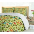 thumbnail image 4 of Ambesonne Happy Camp Duvet Cover Sets, Elements for Camping, 2-Queen, Pale Green Multicolor, 4 of 6