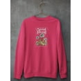 thumbnail image 3 of Good Mood Daisies W Froggie Sweatshirt Men -Image by Shutterstock, Male XX-Large, 3 of 4