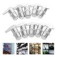 thumbnail image 4 of KAKOWELY Étagères de Rangement en Métal 10 Pcs Supports et Rails Réglables Chevilles d'Étagère en Métal pour Étagères Murales Clips d'Étagères Réglables pour Support d'Armoire, 4 of 4