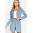 thumbnail image 3 of Hoodie Terry Towelling Jacket, 3 of 5