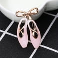 thumbnail image 3 of Mightlink Women Brooch Elegant Ballet Shoe Shape Clothing Brooch Jewelry Accessories for Hat Scarf Dress Coat Decor, 3 of 7