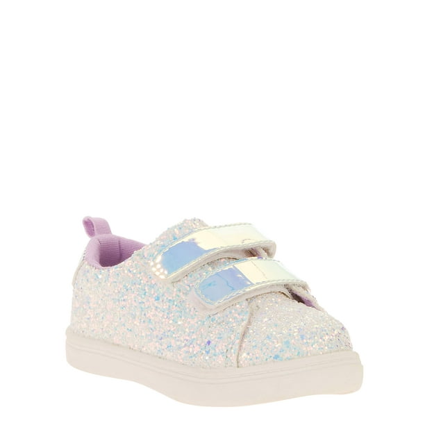 Wonder Nation Glitter Velcro Sneaker (Infant Girls) - Walmart.com