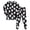 Gsleepwear62-Black, variant on UAYOTSE Little Girls Halloween 2‑Piece Pajama Set Long‑Sleeve Crewneck Top Cuffed Jogger Pants Black Base All‑Over White Ghost Print Kids Sleep Pjs Loungewear Size 7-8 Years
