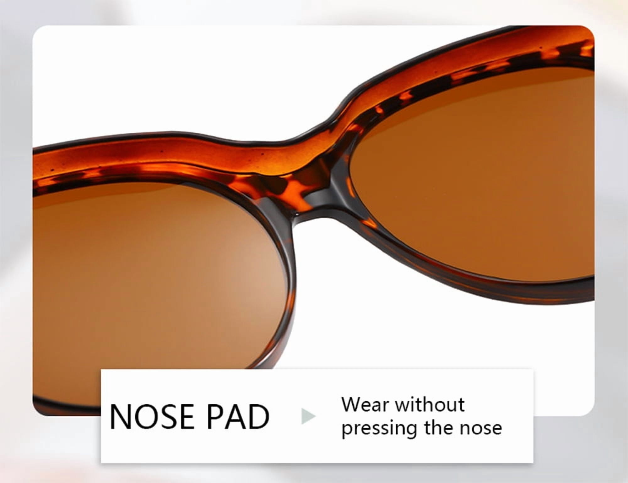 2PCS/1PCS Fit Over Glasses Sunglasses for Women Men, Oversized Cat Eye Sunglasses Polarized 100% UV400 Protection