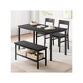 thumbnail image 2 of Bingirl Dining Table Set For 4 Modern Kitchen Table With Chairs And Bench For Small Space 4Person Dining Room Table Set With Metal Frame And Storage Rack Dinette Set For Apartment, 2 of 6