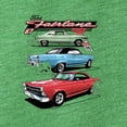 thumbnail image 3 of Wild Bobby Ford Fairlane GT 427 Red Blue Green Classic Vintage Car Lover Men Premium Tri Blend Tee, 3 of 5