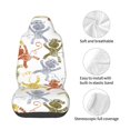 thumbnail image 4 of Lsque Cartoon Monkey Pattern Car Seat Covers for Front Seats , Waterproof Seat Covers for Cars, Sporty Front Seat Covers,Car Seat Cover Protector Front Seats, 4 of 5