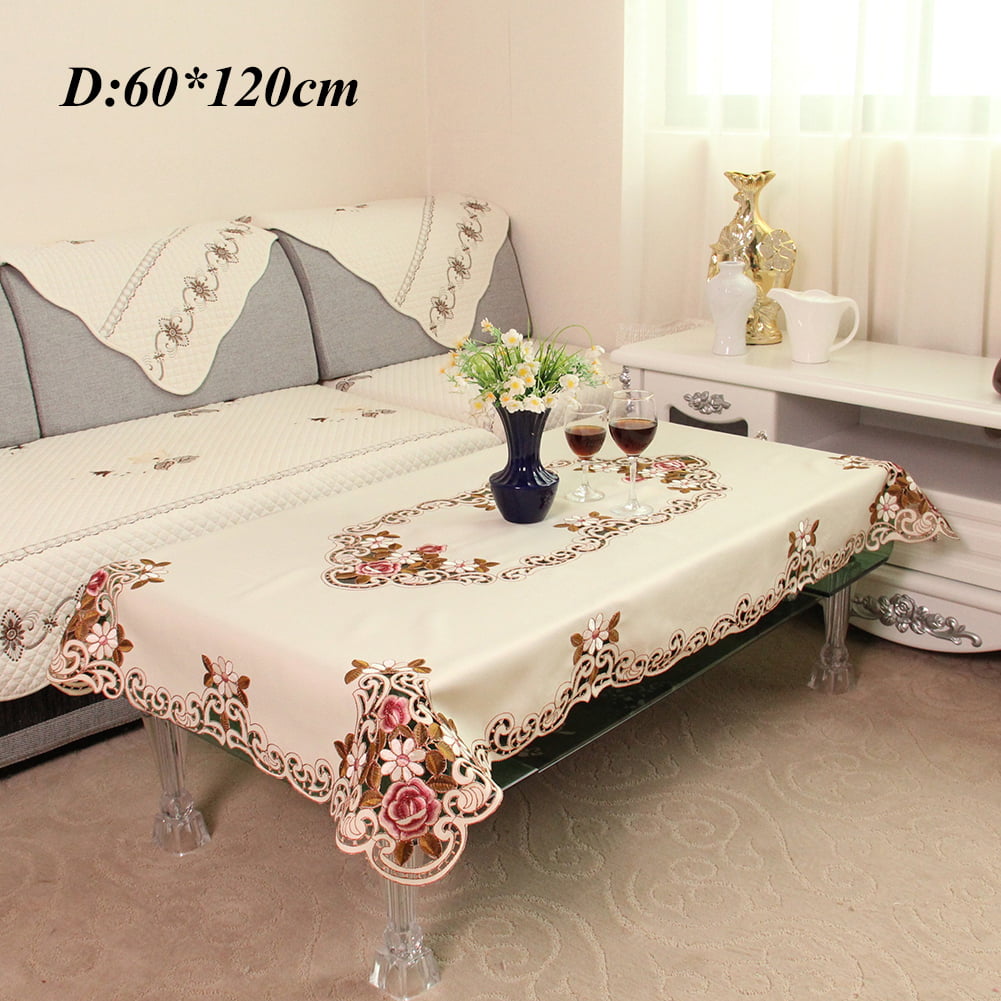 Color : Royal Blue , Size : 33*150cm Table Runner Tablecloth Chinese Embroidery Pastoral Tea Table Cabinet Flag Cloth Arts Shopping 