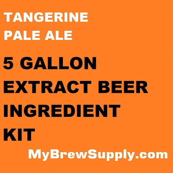 Tangerine Pale Ale 5 Gallon Homebrew Beer Extract Ingredient Kit