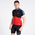 thumbnail image 2 of Dare 2B - Jersey Protraction II de Reciclado para Hombre (Rojo Peligro, Negro), 2 of 6