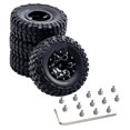 thumbnail image 4 of 4pcs 1:24 Rubber Wheels Tires Set Diy Accessories Replacements For Axial Scx24 90081 Model Buggy, 4 of 5