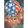 Toland Home Garden Red White & Balloon House Flag