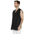 thumbnail image 4 of Barber Stylist Vest for Men, Salon Hairdresser Jacket Smock Clothing-Black, 4 of 7