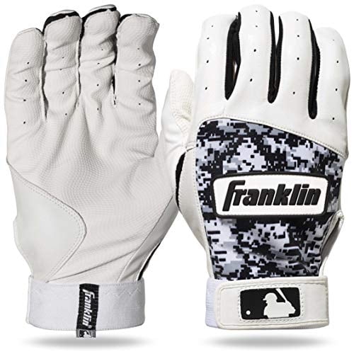 Guantes de bateo de béisbol Franklin Sports MLB Digitek, gri